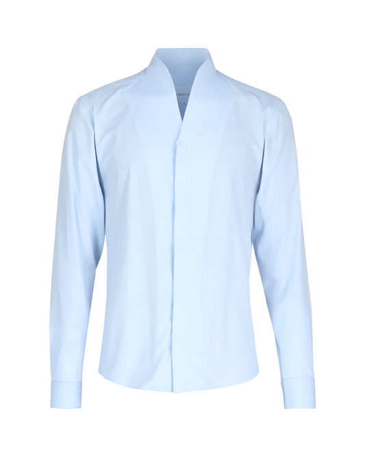 Camisa chimenea celeste