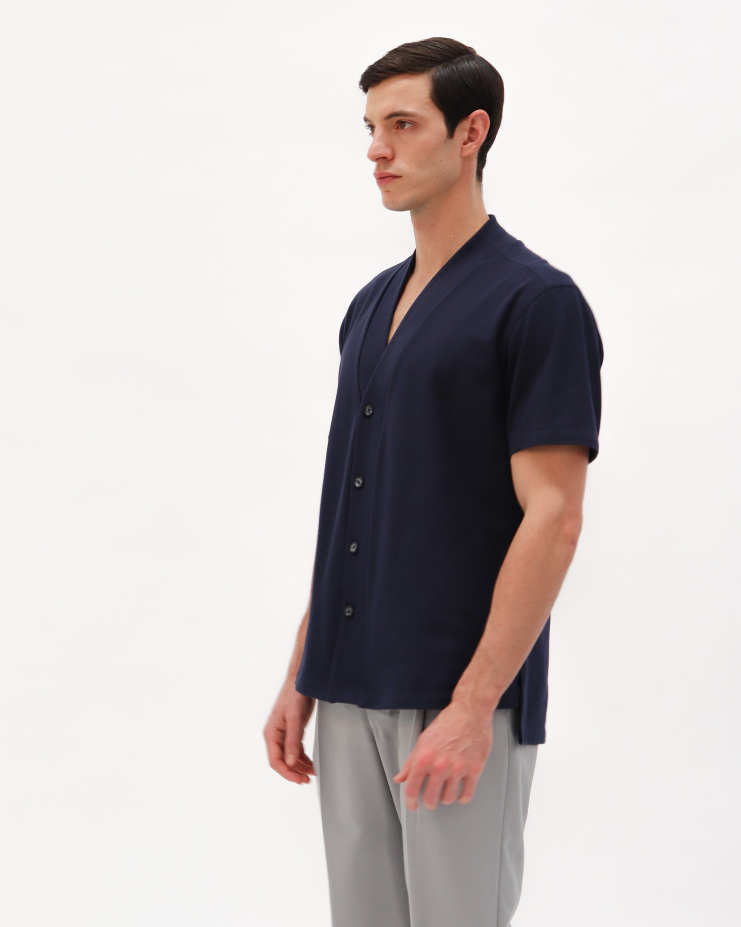 Camisa Katún Azul Marino