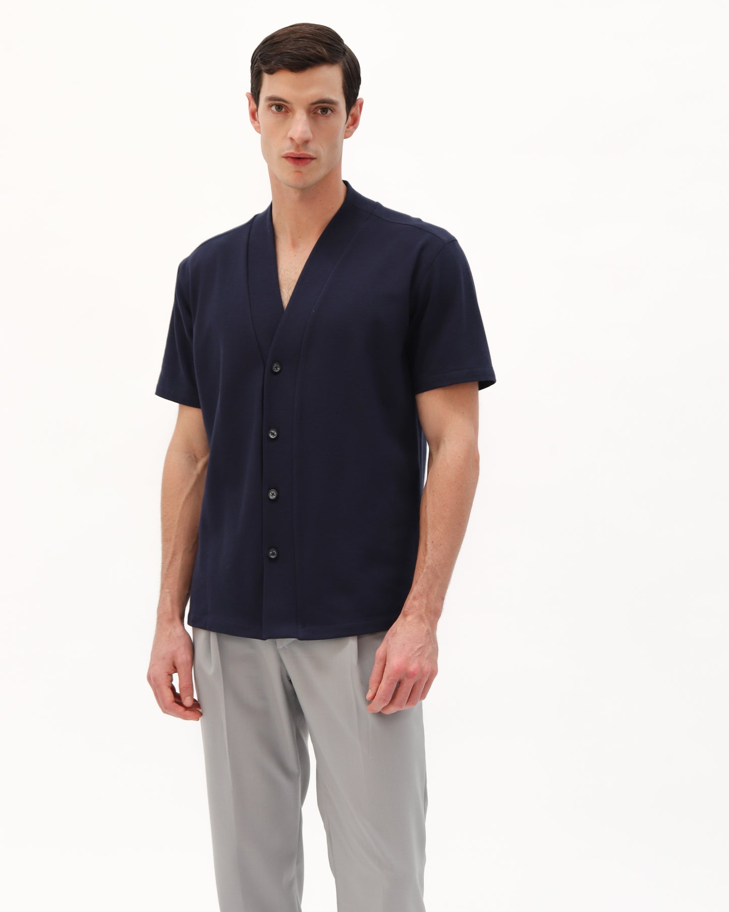 Camisa Katún Azul Marino