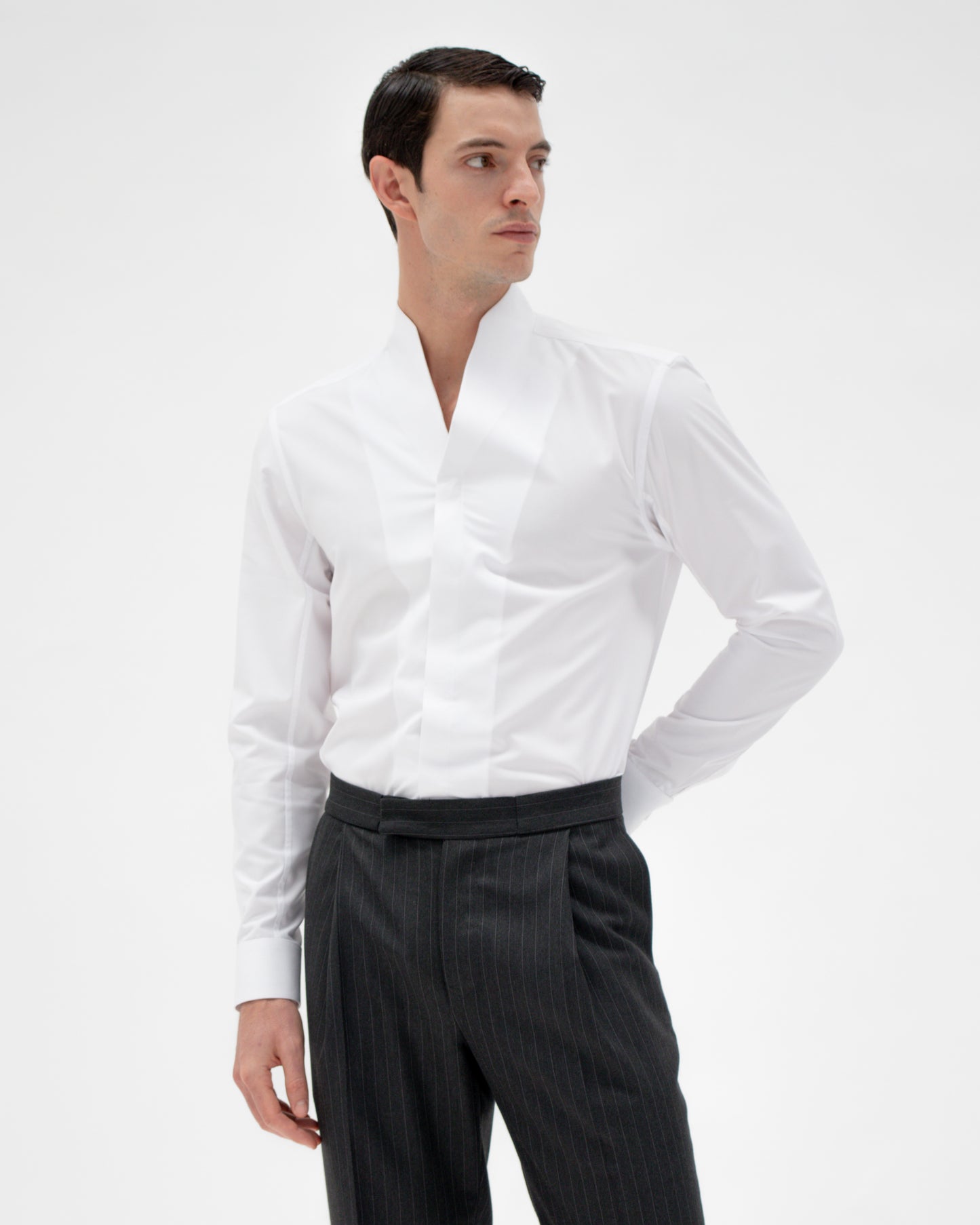 Camisa Chimenea Blanca