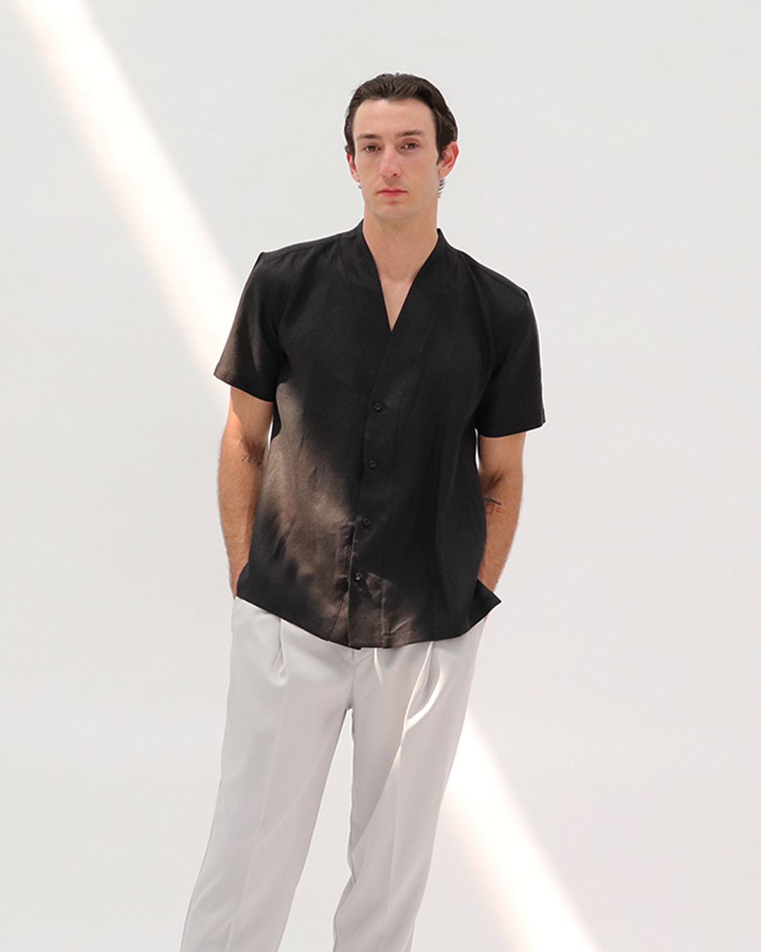 Camisa Katún Lino negro