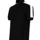 Polo Janssen Negro Con Blanco